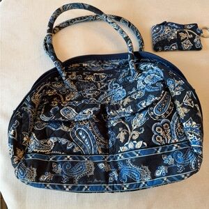 Vera Bradley Blue Paisley Women's Bag and wallet
